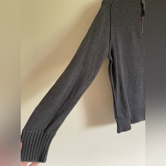 American Eagle Quarter-Zip Sweater - Picture 6 of 8